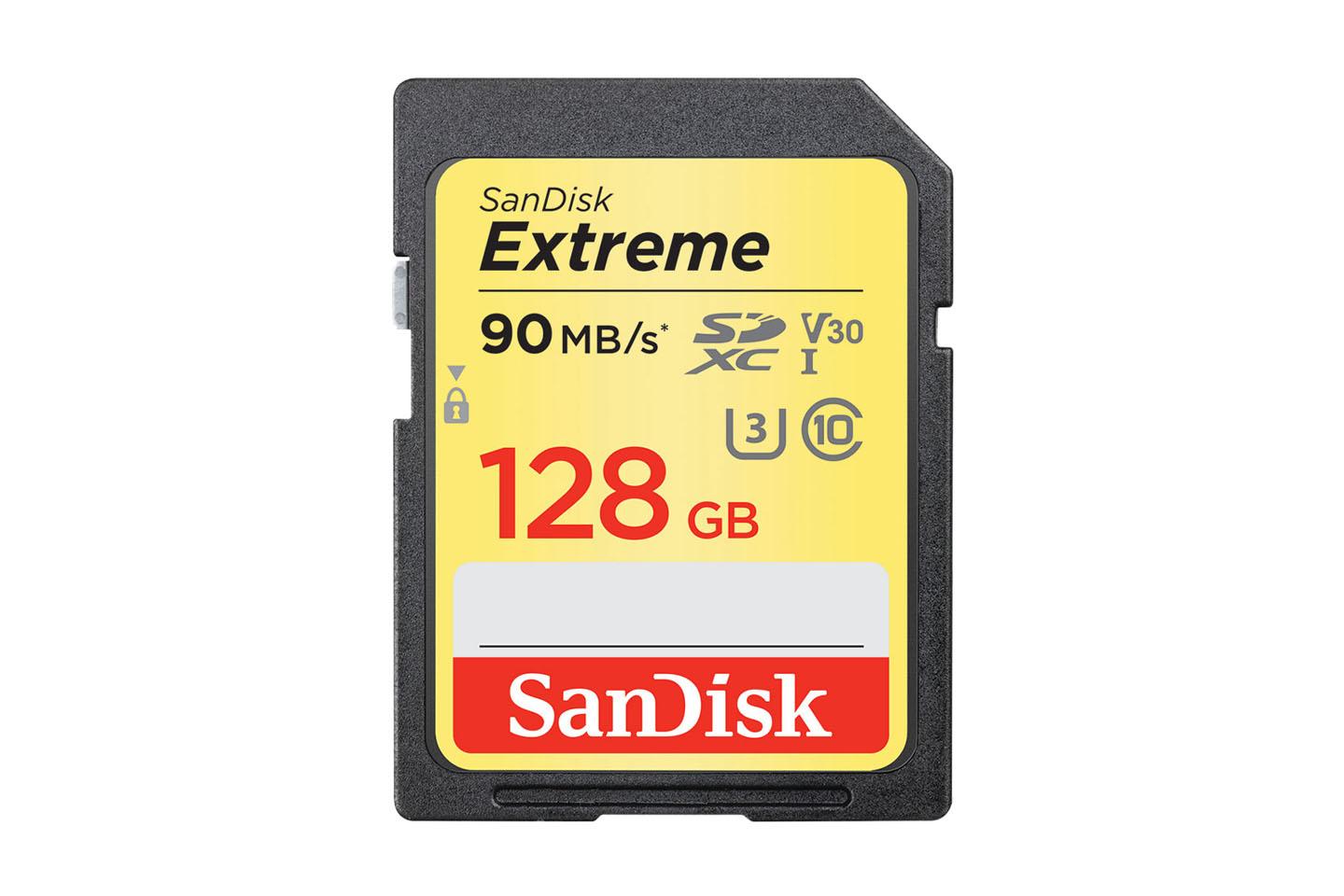 SanDisk 128GB UHS1 V30(SDXCカード128GB)