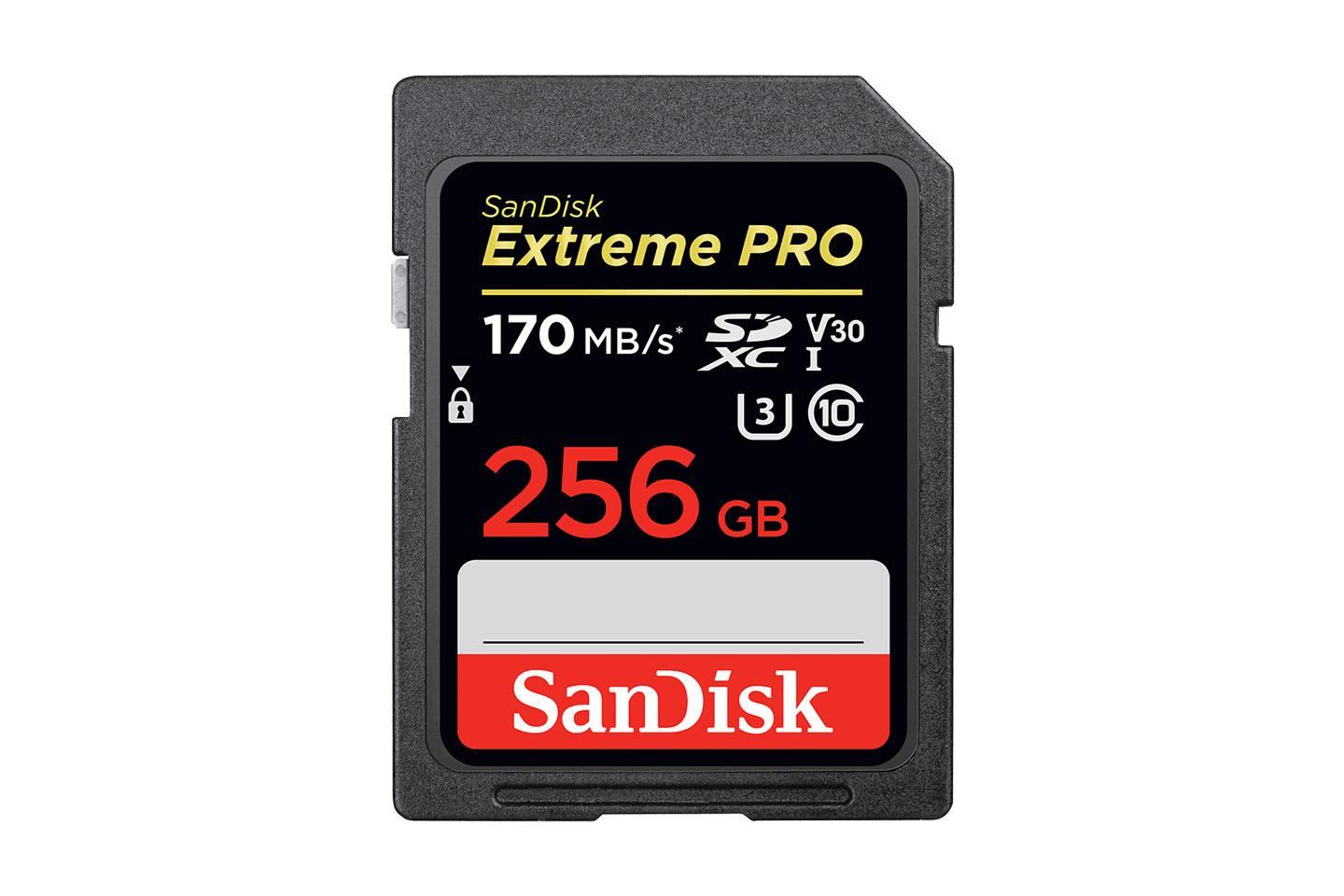 SanDisk 256GB UHS1 V30(SDXCカード256GB)