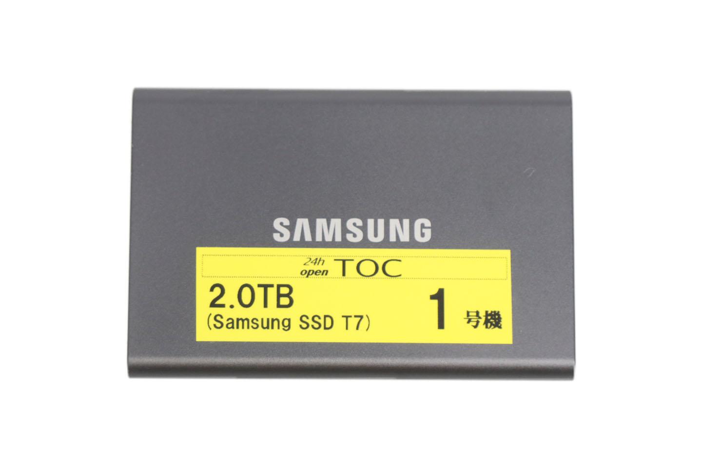 2.0TB SSD(Samsung T7)