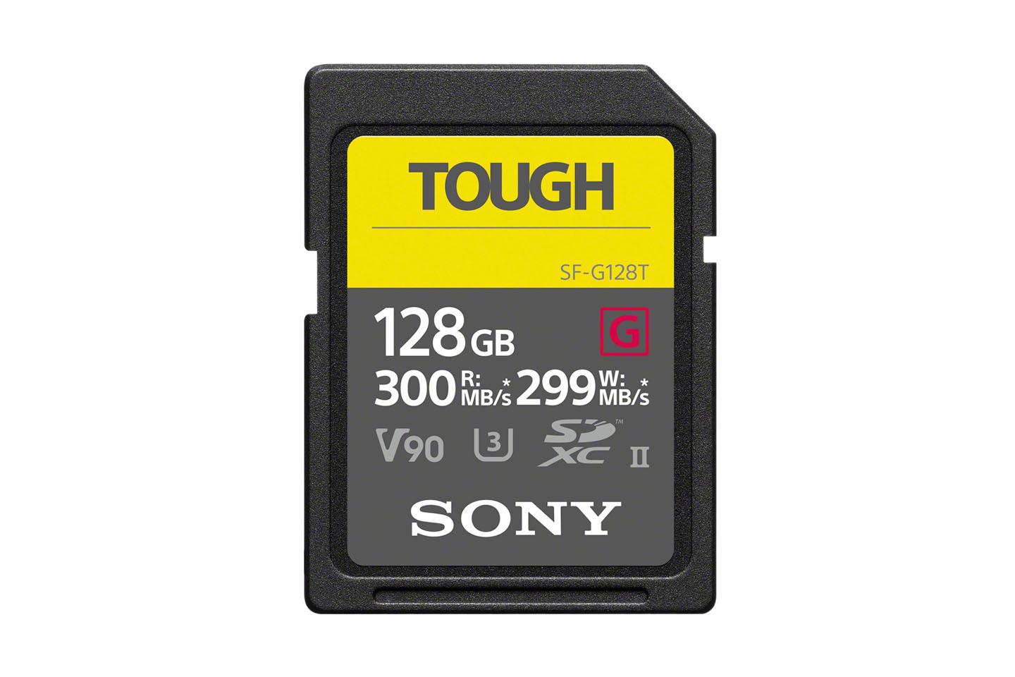 SDXCカード128GB UHS2 V90(SONY Tough G)