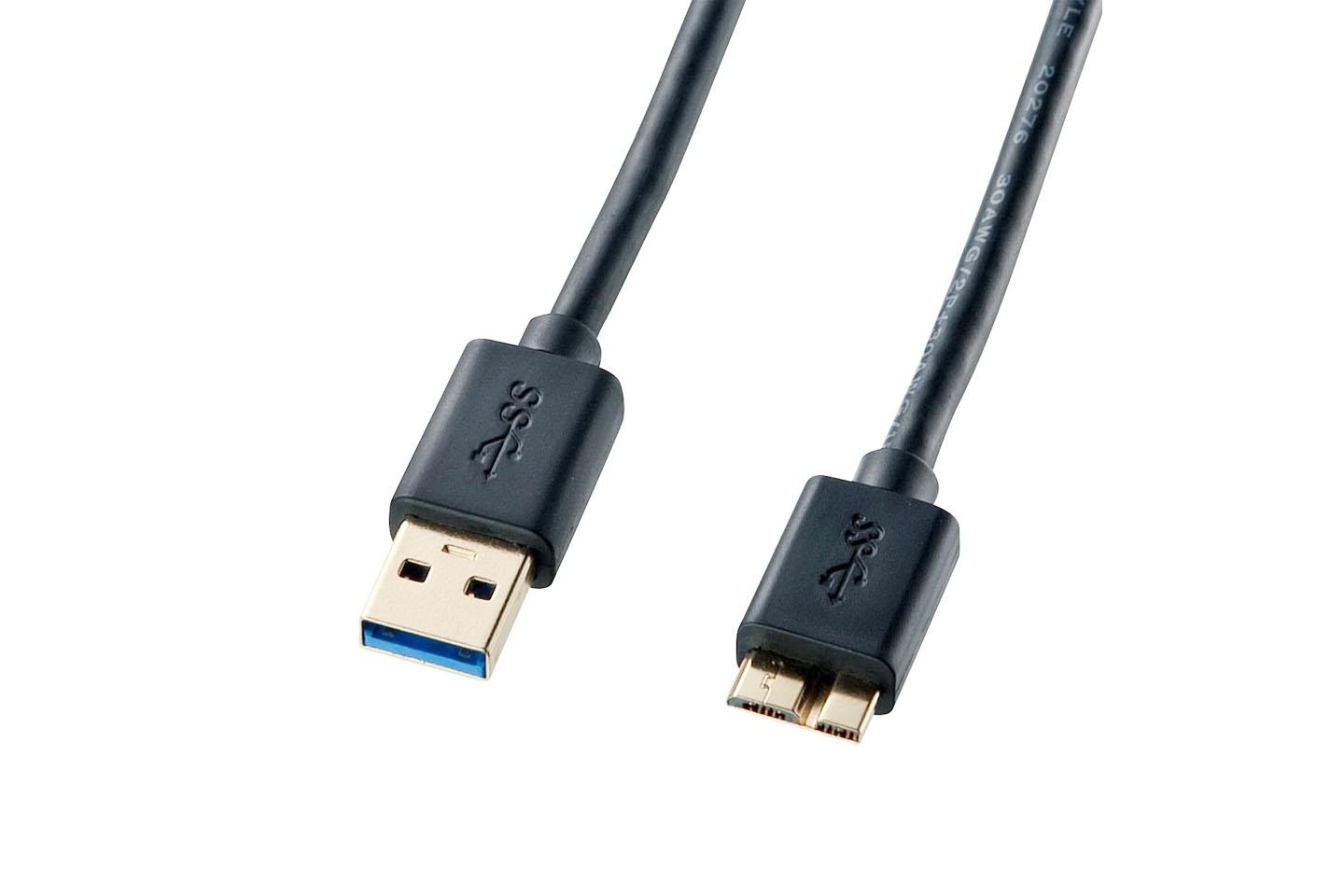USB3.0 A-microBケーブル
