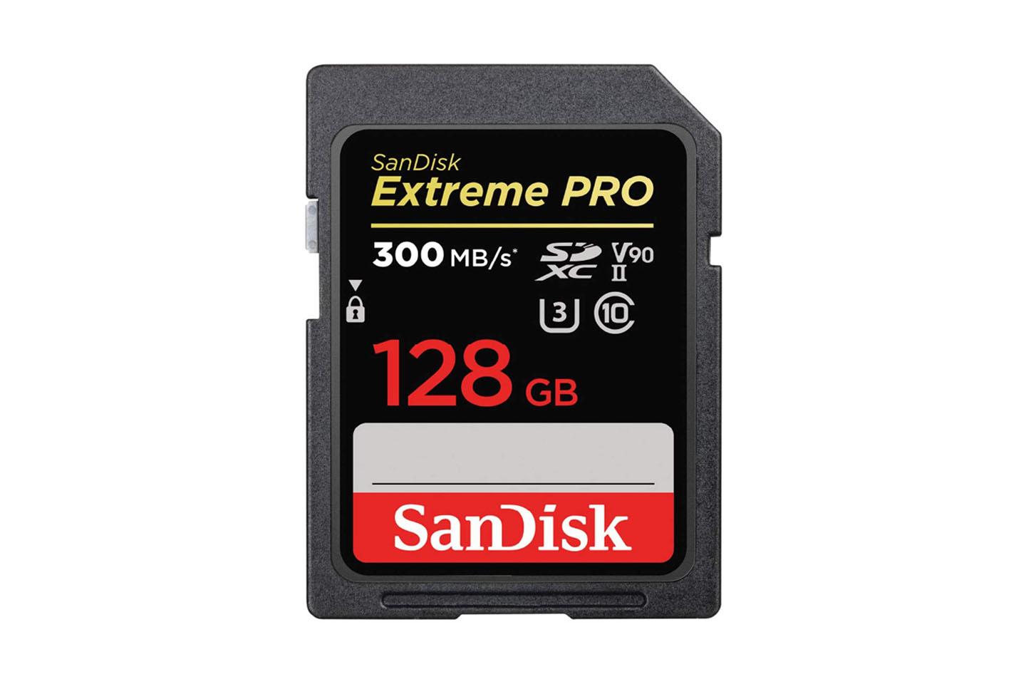 SanDisk 128GB UHS2 V90(SDXCカード128GB)
