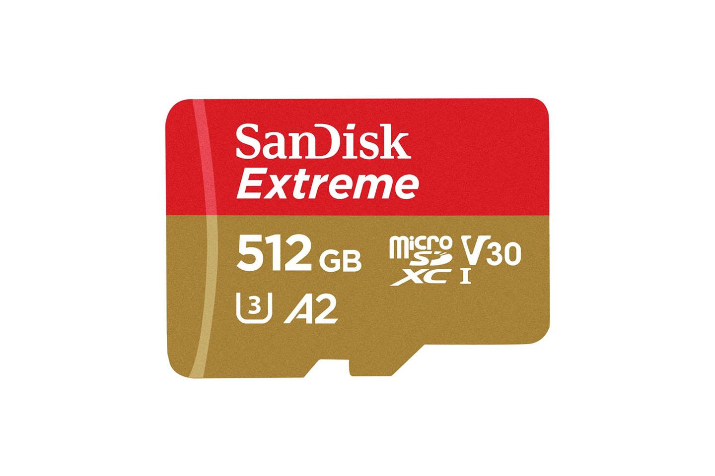 microSDXCカード 512GB UHS1 A2(SanDisk)