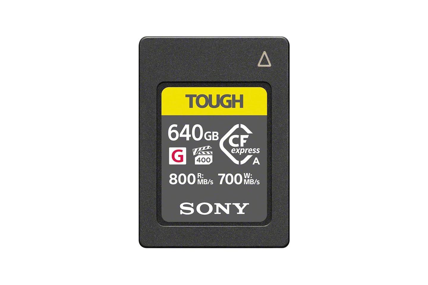 CFexpressTypeAカード640GB(SONY Tough G)
