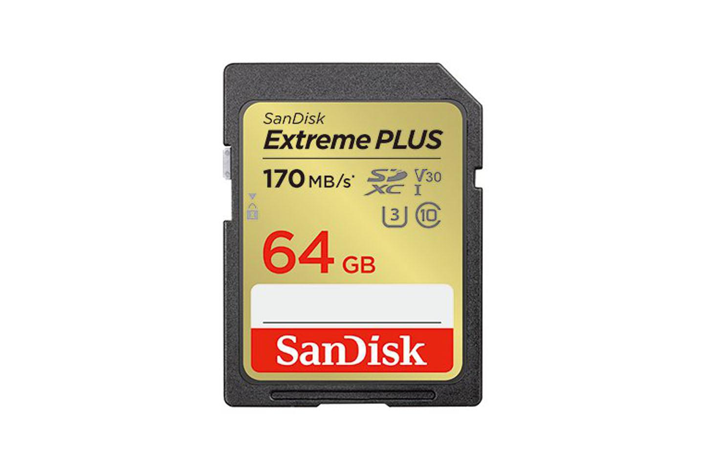 SanDisk 64GB UHS1 V30(SDXCカード64GB)