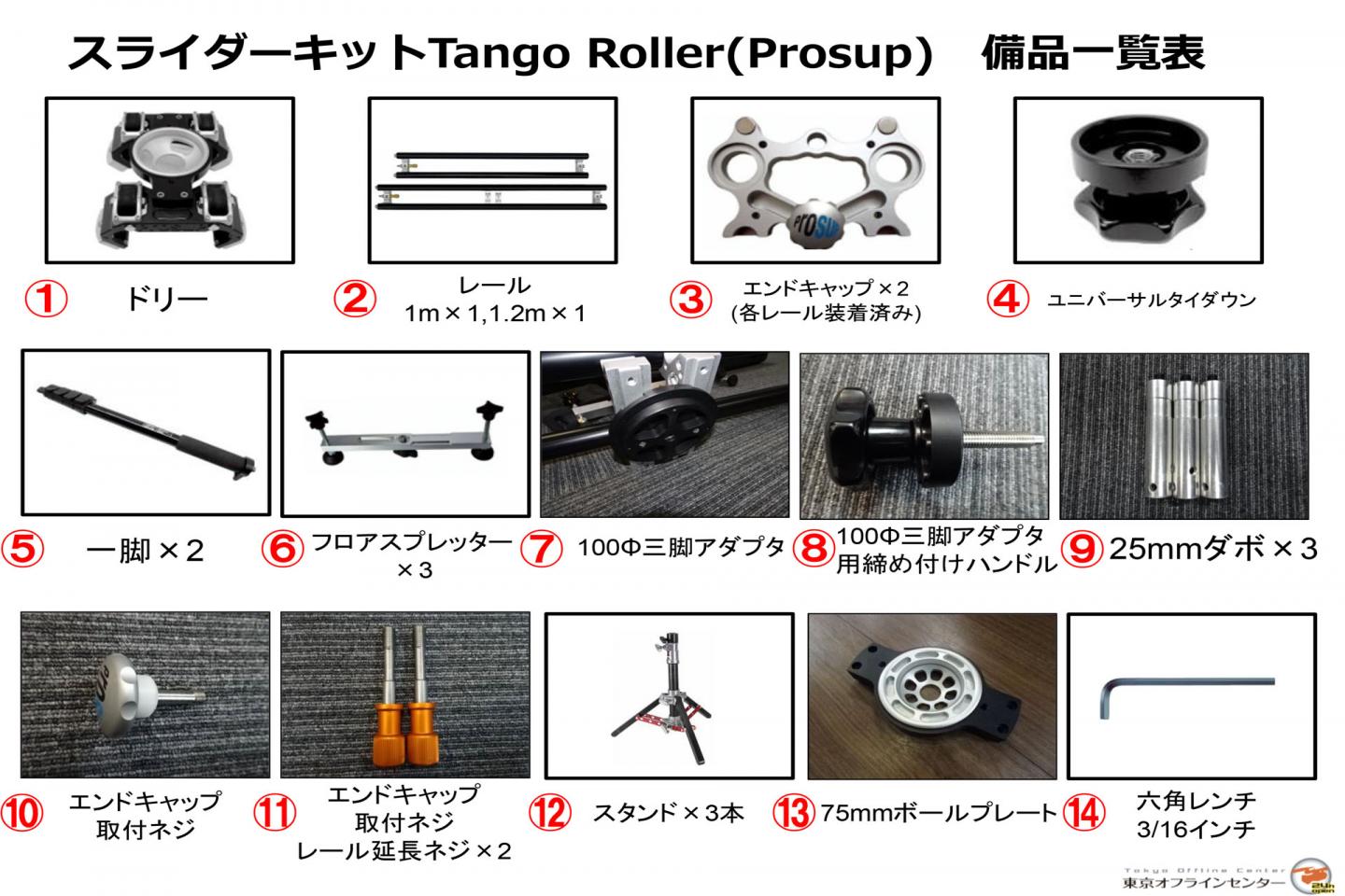 Tango Roller(Prosup)｜撮影機材レンタルからEDIT・MA作業まで24時間安心サポート | 東京オフラインセンター