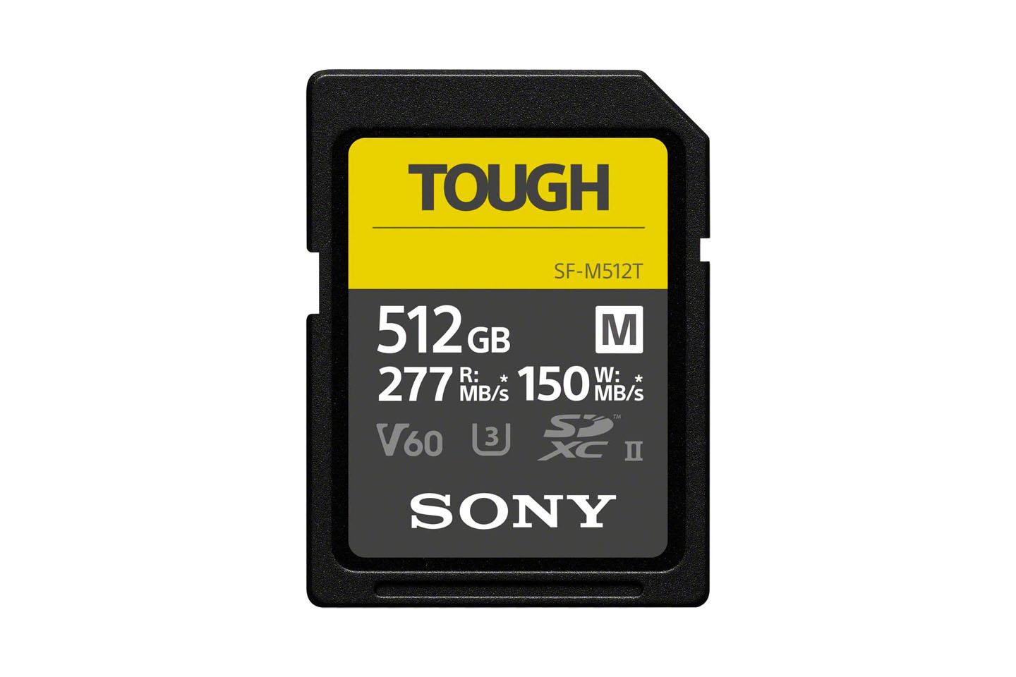 SDXCカード512GB UHS2 V60(SONY Tough M)
