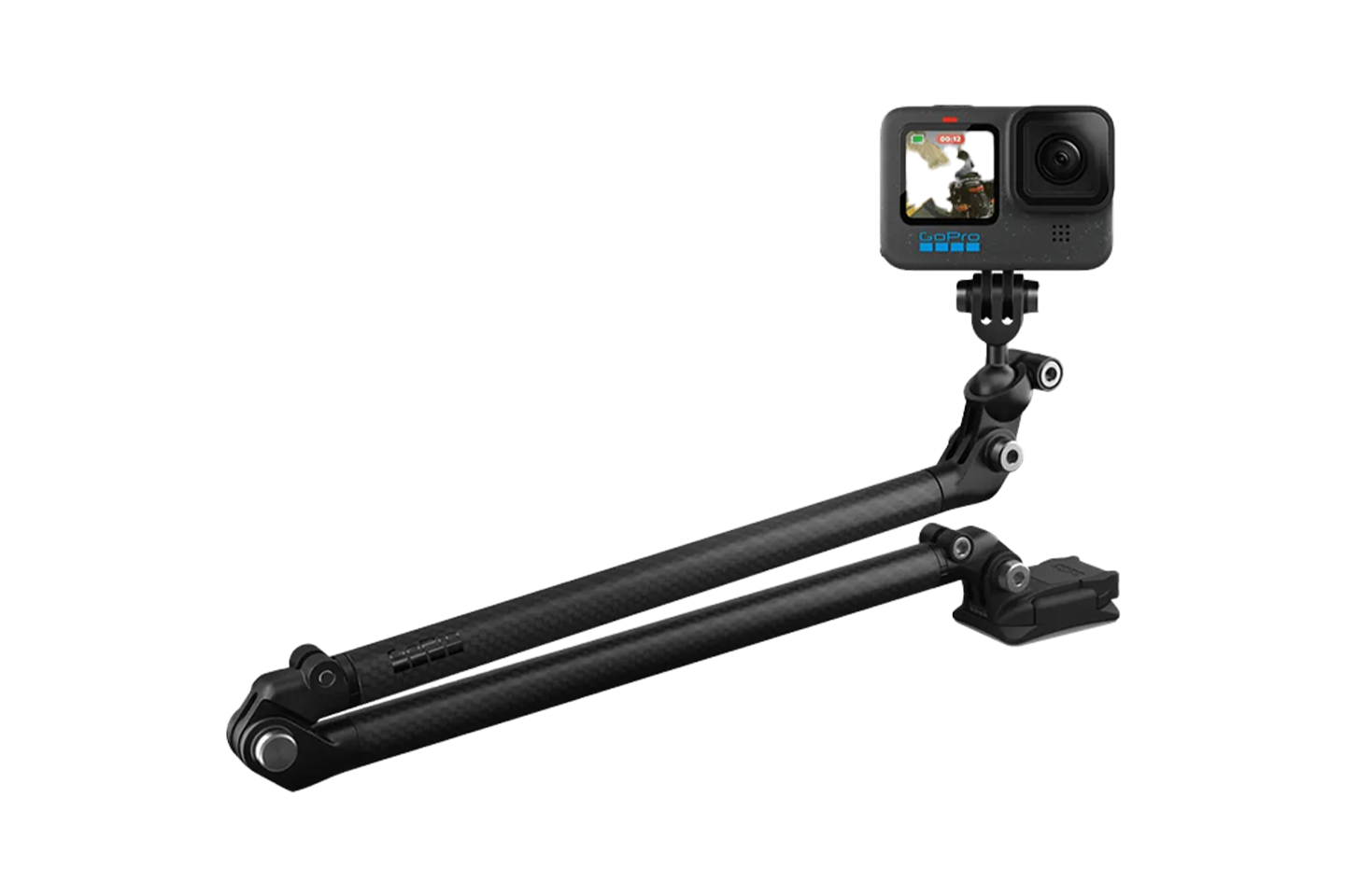 美品】GoPro hero7 White 自撮り棒付き（GoPro 純正 Shorty 自撮り棒 