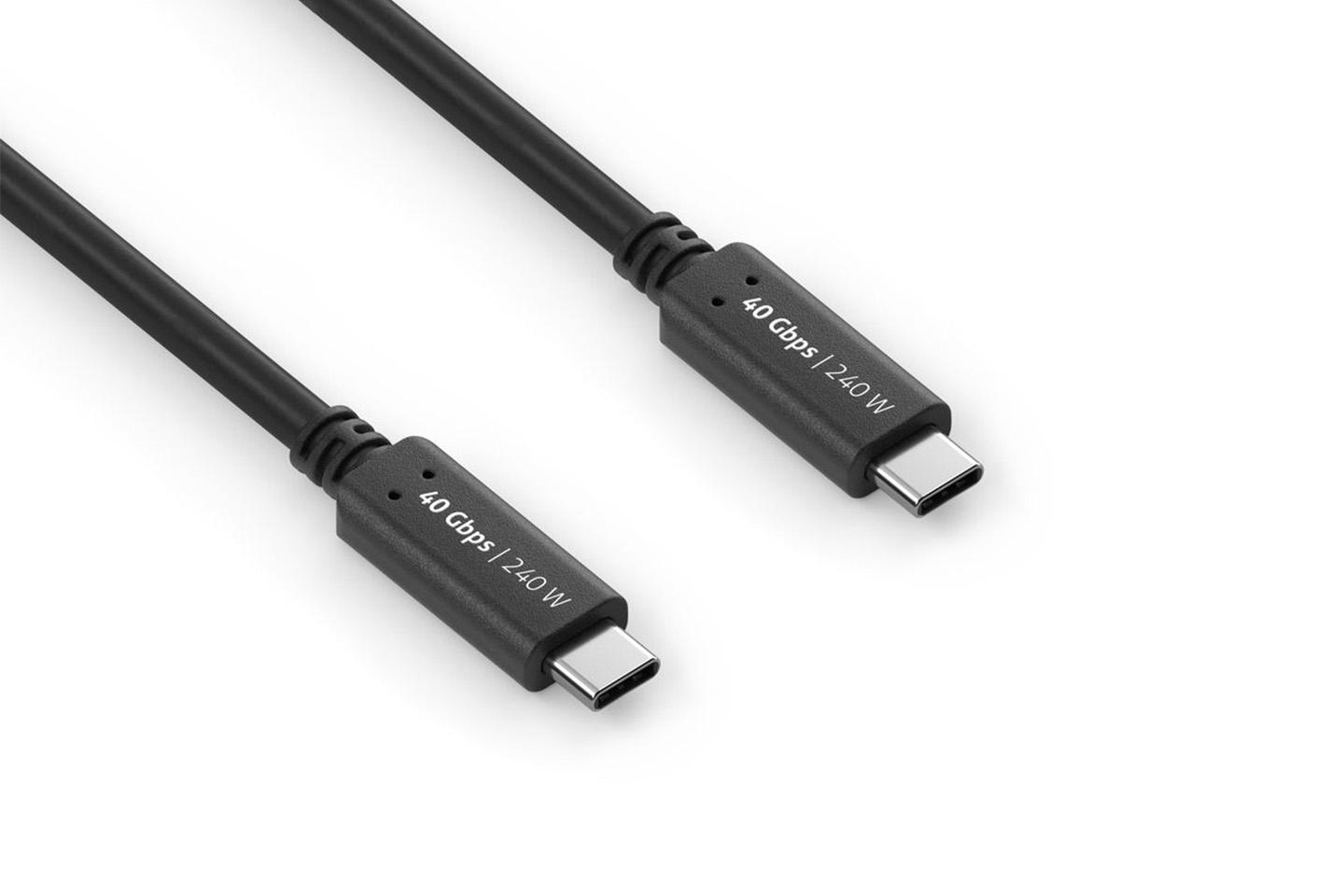 USB4 Gen3x2 C-C ケーブル